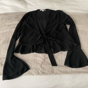 Long sleeve tie shirt